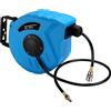 A.M.C. Avvolgitubo Aria Compressa con Tubo Professionale Attacco 1/4 Fissaggio a Parete Sistema Blocco Automatico Riavvolgitore Auto Stop Accessorio Compressore Salvaspazio Pressione 24 Bar 10
