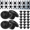 PRETYZOOM Tappi in Silicone Per Ganci Pannelli Forati 120 Pezzi Impermeabili Con Design Filettato Accessori Organizer Riutilizzabili Per Fermo Gancio Pannello Forato Fai Da Te