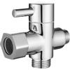 Gutol DSF007DB Valvola Deviatrice a 3 Vie Da 3/8 Di Pollice Con Raccordo a T in Ottone Per Doccette Per Bidet (cromata)