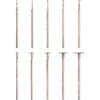 ARROWMAX - 10 frese diamantate a forma di T - Gambo da 3/32'' - Mini frese per intaglio a canale - Punte diamantate per intaglio della pietra per utensili rotativi - Compatibili con Dremel