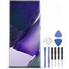 Annadue Ricambio Schermo Telefono, Display Premium con Impronta Digitale per Riparazione Note 20 Ultra 5G 4G Dynamic AMOLED 2X con Telaio e Utensili 6,8 Pollici