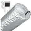 Yqooup Guaina Isolante Tubo Condizionatore Portatile, 150 Cm Copertura Termica Impermeabile Per Tubo Scarico Aria Calda, Protezione Flessibile Riduce Dispersione Calore E Migliora Efficienza Clima Mobile