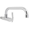Yosoo Health Gear Rubinetto Singolo Acqua Fredda, Miscelatore da Parete Acqua Fredda, G1/2 Rubinetto Singolo a Parete con Tubo in Acciaio Inossidabile con Corpo in Ottone per Domestica (20cm)