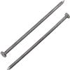 AERZETIX - C70861 - Set di 100 Chiodi a testa piatta Ø4x120mm - diametro della testa Ø9mm - in acciaio - colore argento - tappezzeria rivestimento carpenteria