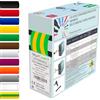 MarketConnect® Guaina Termorestringente Ø 1,2 mm, L 10mt - GIALLO-VERDE - MINIBOX 2:1 SMALL