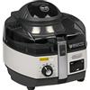 De'Longhi FH1394/2 Friggitrice ad Aria e Multicooker, Cuoce, Frigge e Sforna, Cottura rapida, capacità da 1,7kg e vasca removibile da 5,7L, 4 ricette preimpostate, APP DEDICATA, nero/silver