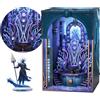 MiniCity Book Nook Kit - fai da te casa delle bambole, casa in miniatura per adulti, puzzle in legno 3D e fermalibri | Set creativo per la decorazione della libreria | Regalo (Throne of Aqua)