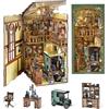 MiniCity Book Nook - Kit di costruzione 3D in miniatura per casa delle bambole, con luce LED, motivo: The Radium Lady