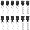 GAOHOU 12X Universale RC Auto Corpo Clip Rc Pin Shell Auto R-Type Pins con Pull Tabs adatto per 1/10, 1/12, 1/14, e 1/16 Hyper-Go RC Accessori