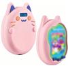 RiseNova Custodia protettiva in silicone per Tamagotchi per uni 2023, custodia protettiva per macchina virtuale interattiva per animali domestici (rosa)