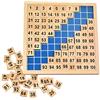 BUZIFU Matematica Montessori 1-100 Giocattoli per Contare Montessori per Bambini Puzzle Digitale in Legno Lanci di Giocattoli in Legn o Montessor i Gioco in Legno Puzzle Educativo per Bambini