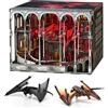 MiniCity Kit fai da te per diorama, kit fai da te, casa delle bambole in miniatura, puzzle 3D, fermalibri in legno, decorazione creativa per adulti (castello di Ember Castle)
