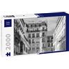 Lais Puzzle Parigi, Strade ed edifici affascinanti, facciate tipiche parigine nel Marais in Bianco e Nero 2000 Pezzi