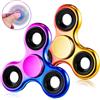 SCIONE 2 Fidget Spinner Sfumatura Viola-Blu & Rosso-Giallo - Giocattoli Sensoriali Silenziosi, Premi per la Classe, Regali Compleanno, Aiuto per ADHD e Ansia