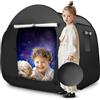 DoeDoefong Tenda sensoriale per bambini per giocare e rilassarsi. Mini tenda ausiliaria per autismo, SPD, paure, caverna pop-up scura per bambini autistici | per casa o scuola