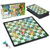 Diealles Shine Snakes And Ladders, Toys Scale e Serpenti Tradizionale, Gioco da Tavolo Magnetico, Scale e Serpenti Gioco