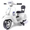 ATAA Vespa PX150 MINI Moto Elettrica Bianca per Bambini 6V con Luci LED, Musica, Ruote Laterali e Licenza Ufficiale Piaggio