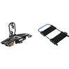Thule Easyfold Xt Piattaforma Gancio Traino Portabici Black/Aluminium 2 bikes & Carbon Frame Protector Protezione Per Telai In Carbonio Nero Black One-Size
