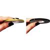 4R Quattroerre.it Bundle 10450 Trim Stripes Strisce Adesive per Auto, Oro, 3 mm x 10 mt 10454 Trim Stripes Strisce Adesive per Auto, Nero, 3 mm x 10 mt