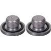 febi bilstein 48876 tappo scarico olio con o-ring, 1 unità (Confezione da 2)