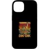 Dik Dik Animal Custodia per iPhone 13 Retro Disk Dik