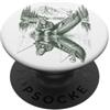 Funny Outdoors Clothing for Men Women Ki All'aperto Wilderness Bigfoot e pesca aliena PopSockets PopGrip Adesivo