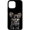 Ross Design Custodia per iPhone 13 Pro Max Illustrazione Digitale Chihuahua Grafica Moderna