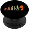 Vintage Music-Player Accessories Gifts S Retro 80s Musica Disk-Jockey DJ Vinyl-registrazione di musica PopSockets PopGrip Adesivo