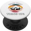 Best Camping Gift Idea Shirts Back that Thing Up Divertente Camper RV Meme Camping Van Trailer PopSockets PopGrip Adesivo