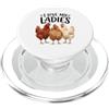 Chicken Life Chickens Owner Farmer I love My Ladies Funny Chicken Lovers PopSockets PopGrip per MagSafe