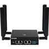D-Link DWM-314-GP 5G M2M VPN PoE, Router industriale 5G NR robusto, Gateway IoT, Dual SIM, monitoraggio remoto, SA, NSA, 4G LTE Cat 19, 4 GbE, client OpenVPN/Wireguard, 48-57V DC