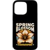 Spring Nature Blossom Retro Flower Custodia per iPhone 15 Pro Max Fiore di primavera rinnovo retrò tramonto fiore