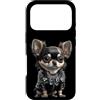 Ross Design Custodia per iPhone 17 Pro Illustrazione Digitale Chihuahua Grafica Moderna