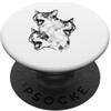 Gatto TShirt Grunge Gotico Vintage Alt Y Cat TShirt Spaventoso Gatto Gattino Spaventoso Halloween PopSockets PopGrip Adesivo