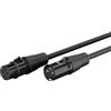 goobay XLR maschio 3 pin a XLR femmina 2 m - cavo microfono e audio simmetrico, per microfono, mixer, interfaccia audio, DJ e attrezzature da studio - 80029