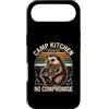 Hedgehog Camp Cooking Outdoor Kitchen Lo Custodia per iPhone Air Cucinaio da campeggio Hedgehog, chef da campeggio senza compromessi