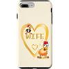 ENGAGEMENT WEDDING HONEYMOON MARRIED HEA Custodia per iPhone 7 Plus/8 Plus Gallina - velo da sposa, matrimonio WIFE moglie