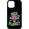 UFO Believer Custodia per iPhone 12 Pro Max Nice Planet - Teschio UFO alieno retrò