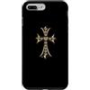 LUKE GALLERY Custodia per iPhone 7 Plus/8 Plus The Eternal Heart in Pave Celtic Gold Cross