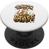 Funny Reptile Pogona Lover Designs Drago barbuto Il mio drago pensa che io sia il proprietario della lucertola del personale PopSockets PopGrip Adesivo