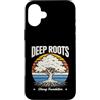 Roots Heritage Tree Family Custodia per iPhone 16 Plus Deep Roots Strong Foundation Famiglia