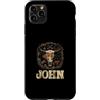 John Design Custodia per iPhone 11 Pro Max Nome John