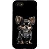 Ross Design Custodia per iPhone SE (2020) / 7/8 Illustrazione Digitale Chihuahua Grafica Moderna