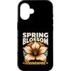 Spring Nature Blossom Retro Flower Custodia per iPhone 16 Fiore di primavera rinnovo retrò tramonto fiore