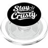 Jaybeez Funny Food Tee Co Resta croccante, divertente amante del pane, panettiere PopSockets PopGrip per MagSafe