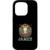James Design Custodia per iPhone 15 Pro Nome James
