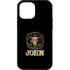 John Design Custodia per iPhone 12 Pro Max Nome John