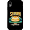 Space Saturn Planet Astronomy Lovers Custodia per iPhone XR Saturno Ringed Wonder Retro Spazio Esterno Pianeta