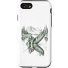 Funny Outdoors Clothing for Men Women Ki Custodia per iPhone SE (2020) / 7/8 All'aperto Wilderness Bigfoot e pesca aliena