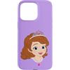 Disney Custodia per iPhone 15 Pro Max Disney Jr. Sofia the First Princess Sofia Big Face Costume